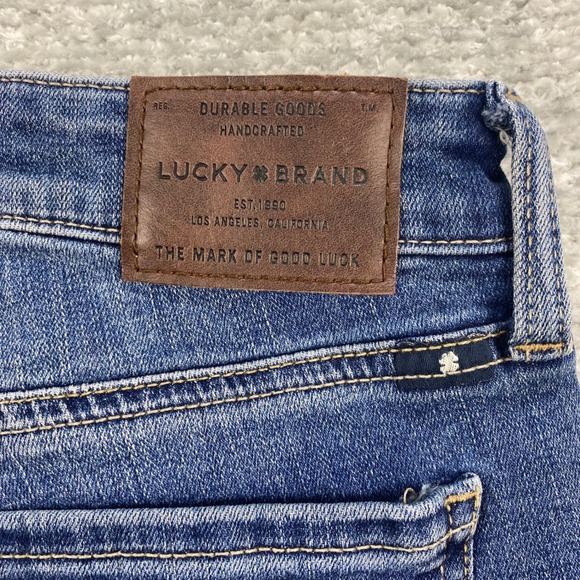 Lucky Brand Women's Size 6 28 Sweet Straight Leg Jeans Medium Wash Y2K Jeans - Picture 11 of 12